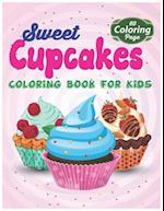 Sweet Cupcakes Coloring Book For Kids