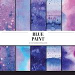 Blue Paint: Scrapbook Paper Collection: Decorative Paper For Scrapbooking, Origami & Papercraft Projects 