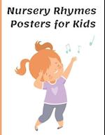 Nursery Rhymes Posters for Kids : Perfect Interactive and Educational Gift for Baby, Toddler 1-3 and 2-4 Year Old Girl and Boy 