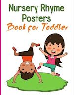Nursery Rhymes Posters Book for Toddler: Perfect Interactive and Educational Gift for Baby, Toddler 1-3 and 2-4 Year Old Girl and Boy 
