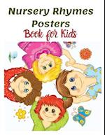 Nursery Rhymes Posters Book for Kids: Perfect Interactive and Educational Gift for Baby, Toddler 1-3 and 2-4 Year Old Girl and Boy 
