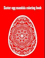 Easter egg mandala coloring book