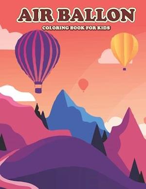 Air Ballon Coloring Book for Kids