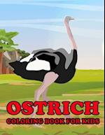 Ostrich Coloring Book for Kids