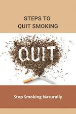 Steps To Quit Smoking