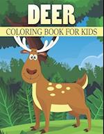 Deer Coloring Book For Kids