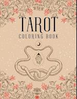 Tarot Coloring Book: Magic Witch Cards Shadows Coloring Book 
