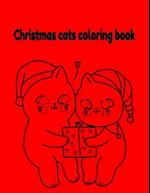Christmas cats coloring book