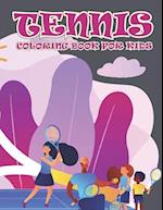 Tennis Coloring Book for Kids