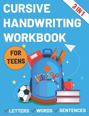 Cursive Handwriting Workbook for Teens