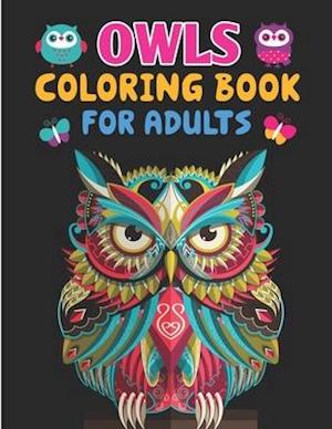 Owls Coloring Book For Adults