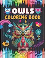 Owls Coloring Book