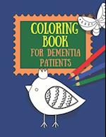 Coloring Book for Dementia Patients