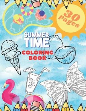 Summer Time coloring book