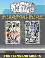 Graffiti Coloring Book For Teens And Adults