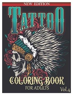 Tattoo Coloring Book for Adults