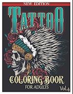 Tattoo Coloring Book for Adults