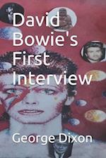 David Bowie's First Interview 