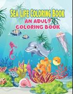 Sea Life Coloring Book