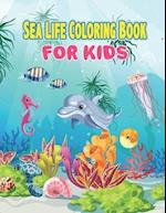 Sea Life Coloring Book for Kids