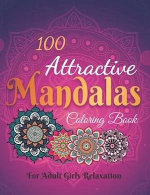 100 Attractive Mandalas Coloring book