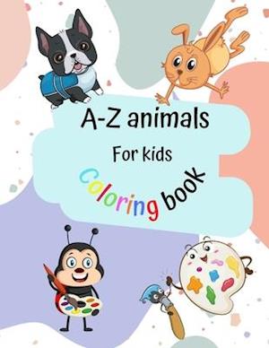 A-Z Animals for Kids Coloring Book