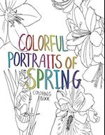 Colorful Portraits of Spring Coloring Book