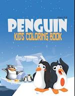 Penguin Kids Coloring Book ages 4-8