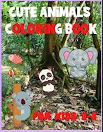 Cute Animals Coloring Book