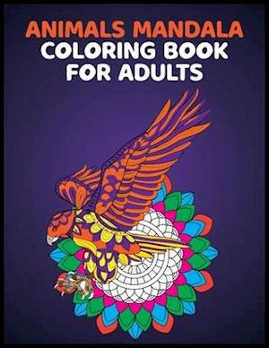 Animals Mandala Coloring Books for Adults