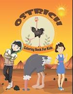 Ostrich Coloring Book For Kids: Funny and cute ostrich coloring book for preschool toddlers for boys and girls. A gift for big bird lovers 