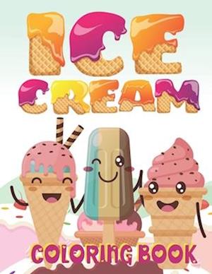 Ice Cream Coloring Book