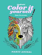 Color it yourself. Magic Animal.