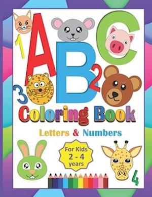 ABC Coloring Book For Kids 2-4 Years