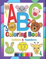 ABC Coloring Book For Kids 2-4 Years