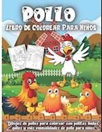 Pollo Libro De Colorear Para Niños