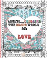 Adult coloring The magic world of