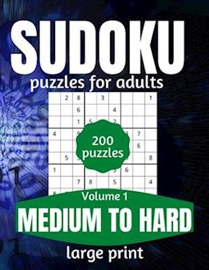 Sudoku Puzzles For Adults Medium To Hard Large Print