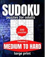 Sudoku Puzzles For Adults Medium To Hard Large Print