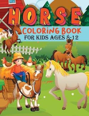 Horse Coloring Book For Kids