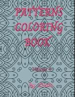 Patterns coloring book volume 4: Adult coloring book stress relieving patterns 