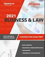 2021 Georgia Business and Law Contractor Exam Prep: Study Review & Practice Exams 