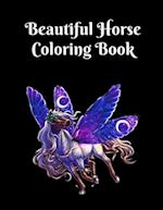 Beautiful Horse Coloring Book