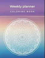 Weekly Planner Coloring Book