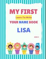 My First Learn-To-Write Your Name Book