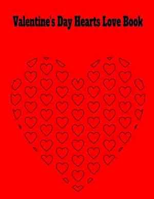 Valentine's Day Hearts Love Book