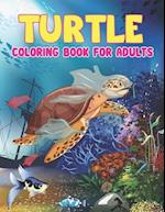 Turtle Coloring Book for Adults