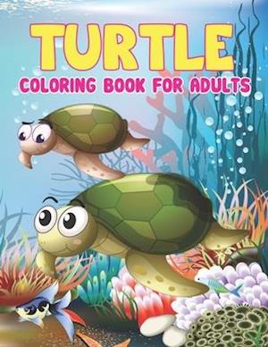 Turtle Coloring Book for Adults