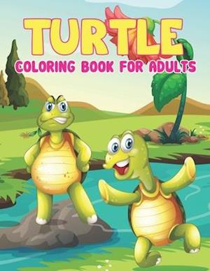 Turtle Coloring Book for Adults