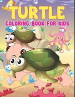 Turtle Coloring Book for Kids